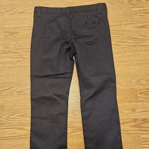 Girls Navy Blue Uniform Stretch Pants size 8 New without tags